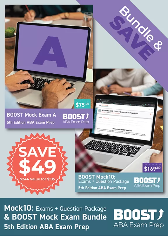 BOOST Mock 10 And ABA Mock Exam Bundle | ABA Technologies